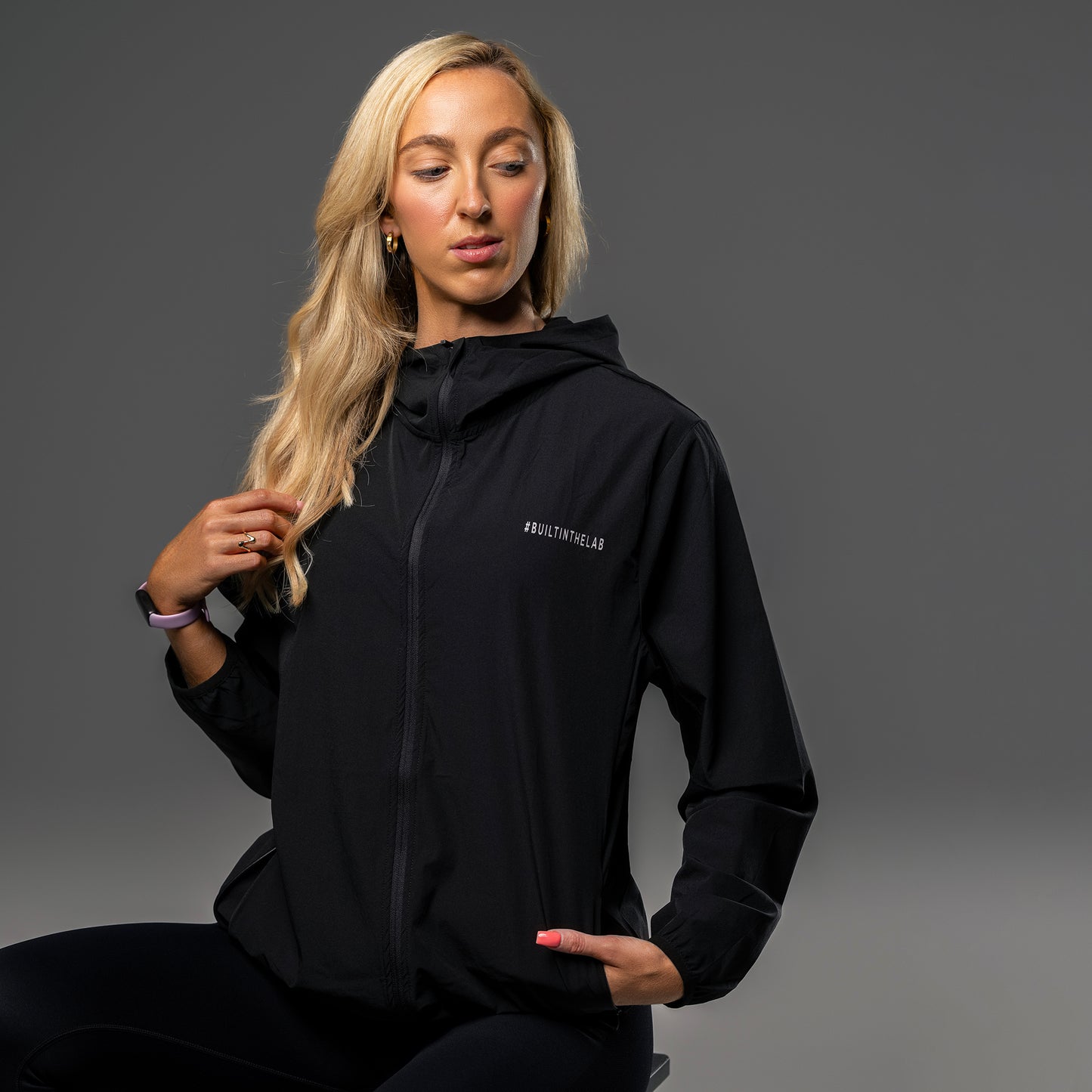 #BuiltInTheLab Reflective Running Jacket