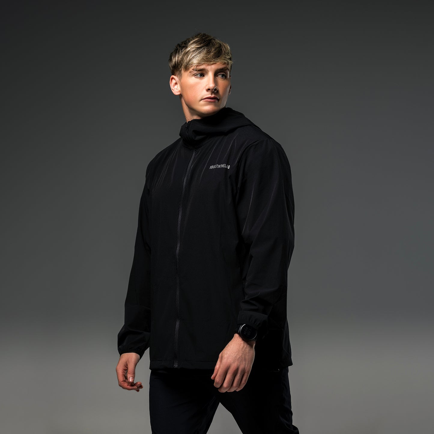 #BuiltInTheLab Reflective Running Jacket