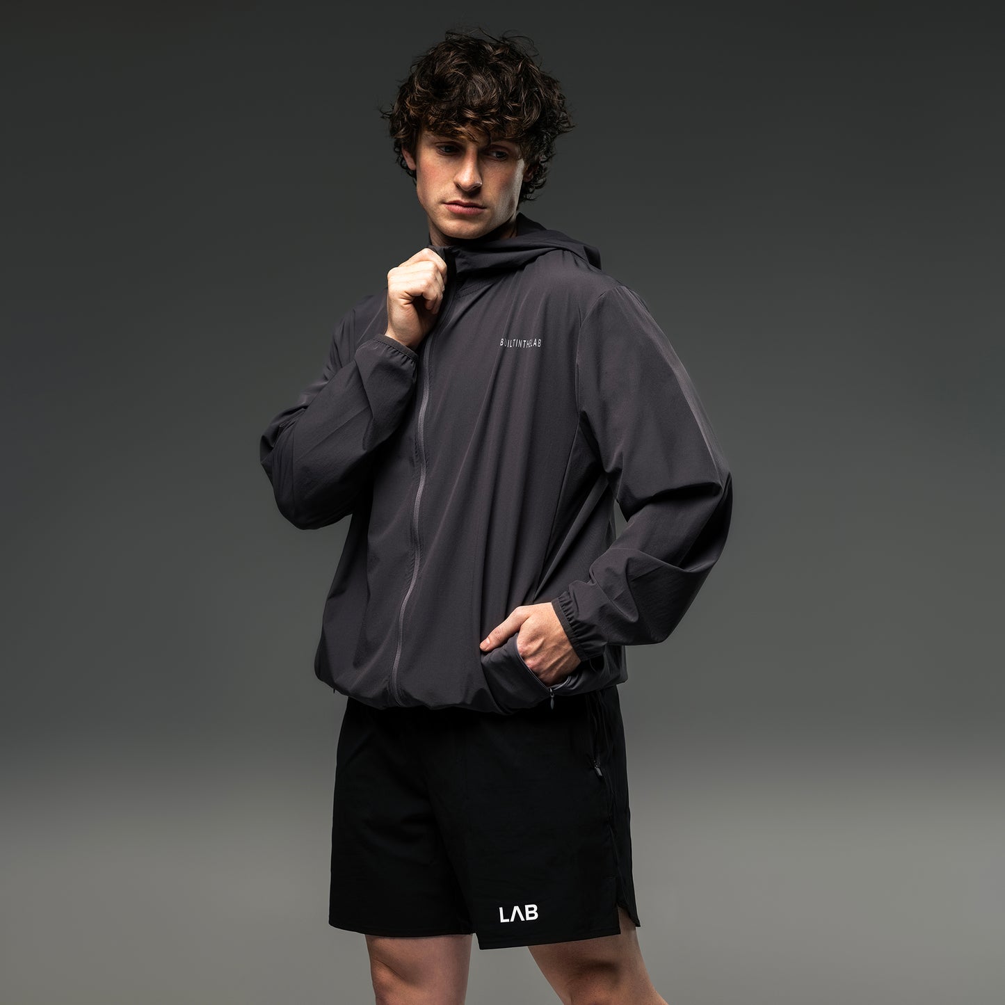#BuiltInTheLab Reflective Running Jacket